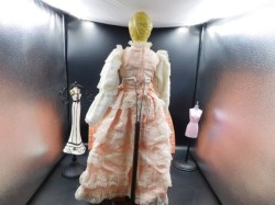 20 inch blonde porcelain pink doll bk